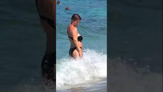 Kleopatra beach Alanya Girl in swimsuit 237 #shorts