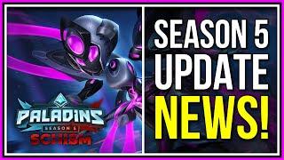 Cauterize is Getting REMOVED, New Skins, Azaan Nerfs & More! - Paladins Season 5 Update Notes