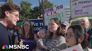 Protests outside CDC building to support Georgia federal workers cruelly fired by DOGE cuts