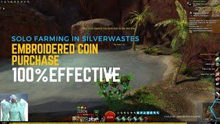 FARMING LOST BANDIT CHEST FULL DIGGING SOLO SILVERWASTES GUILD WARS 2