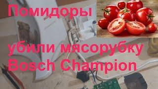 Мясорубка Bosch Champion не включается - ремонт