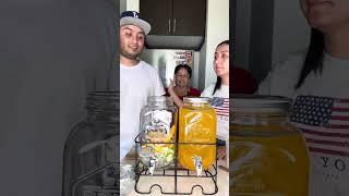 Le enseñe a mi suegra a preparar agua de verdad !