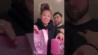 when Chet went “WhAaaaaAaaaaat?!” I lost it hahahaha #schatzandchet #hellokitty #haul #unboxing