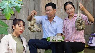 Husband & Wife Make Stuffed Pork Legs Together - Lover Stood Silently Watching From Afar