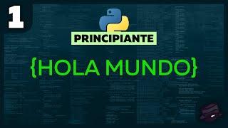 CURSO de Python (desde cero) visual studio code - Hola mundo #1