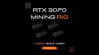 3070 LHR UNBOX, BUILD & HASH with HIVE OC - Mining at almost 50 Mhs