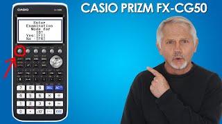 Exam Mode for the Casio FX CG50 Calculator