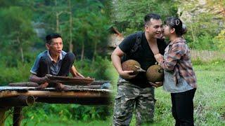 Duong gives jackfruit, dad sells ducks, peaceful farm life | Ly Thi Ly