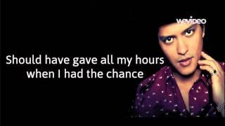 Bruno Mars - When I Was Your Man (Lyrics)