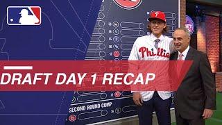 Wrapping up a memorable Day 1 of the 2018 MLB Draft