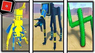 How to get "EGYPTIAN BOX" BADGE + MORPHS/SKINS in TREVOR CREATURES WORLD! - Roblox