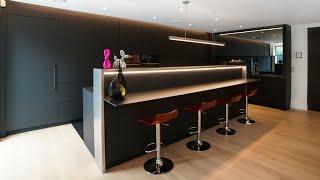 Modern Black Kitchen | The Wood Works