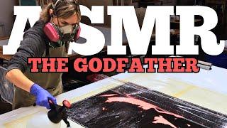 Italian "The Godfather" Movie Poster Conservation - ASMR