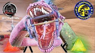 ARK: SURVIVAL EVOLVED: ALPHA BASILISK &TITANOBOA TAME! [RePuG EXTINCTION CORE MODDED EP49]