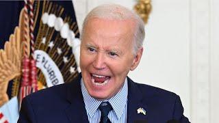 Joe Biden mocked after randomly yelling during White House speech