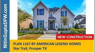 Star Trail Prosper TX Plan 609 By American Legend Homes | Prosper TX Homes For Sale