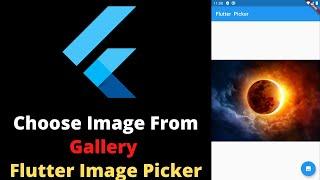 How to pick image from gallery in flutter || Flutter Image Picker || Tutorial 2020