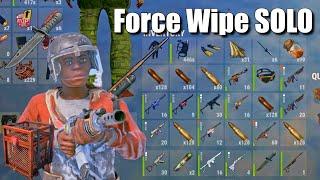 Surviving SOLO on Rustoria EU Long - Force Wipe Rust Movie!