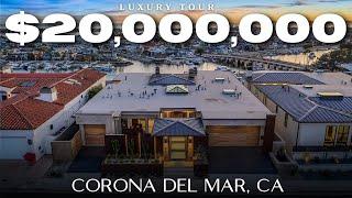 $20,000,000 Corona Del Mar Luxury Home Tour | 1215 Dolphin Terrace