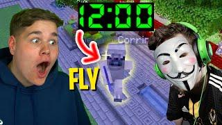 UM 00:00 UHR einen HACKER in MINECRAFT gefunden 