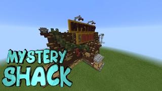 Minecraft tutorial : Как сделать хижину чудес / How to build a Mystery Shack