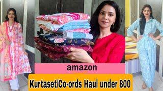 *best* Amazon Kurtaset with dupatta/ Co-ord set HaulAnarkali Kurtaset under 800rs*affordable*