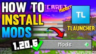 How to Install Mods in minecraft 1.20.6 hindi (Tlauncher) 2024