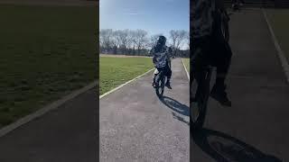 Criss crossed a whole surron ultra bee #surron #electric #wheelies #ebike #72vsurron #surronultrabee