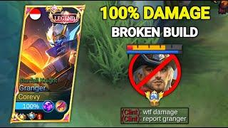 GRANGER FULL BUILD DAMAGE! (Must Try) THIS BUILD FOR GRANGER BROKEN DAMAGE - MLBB