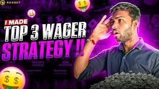 I TESTED TOP 3 WAGER STRATEGIES ON ROOBET 