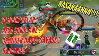 AKAI SOLO LANE !8 MENIT KELAR ?
