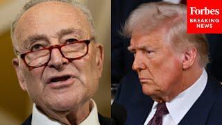 BREAKING NEWS: Chuck Schumer Absolutely Tears Apart Trump's Address To Congress: 'Outright Lies!'