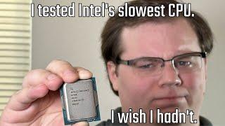 I paired Intel's worst CPU with the fastest gaming GPU. It was terrible.