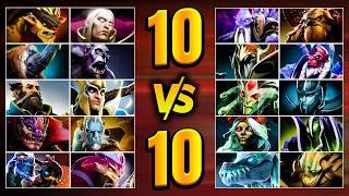 FIRST FULL 10v10 GRANDMASTER TIER MATCH IN DOTA 2 HISTORY