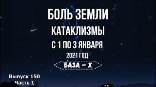 Катаклизмы 1-3 января 2021. Боль Земли. Падение метеорита в Испании | Falling meteorite