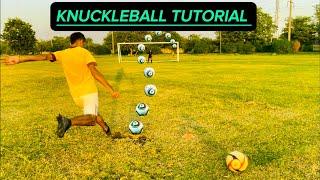 KNUCKLEBALL TUTORIAL |  follow these VERY EASY steps ️