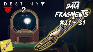 Destiny 2 Warmind Data Memory Fragments Locations #21 - #31 (Braytech, Aurora Reach and Mindlab)