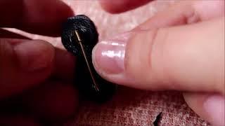 Жук-Паук. Часть 4. Брюшко паука. TUTORIAL spider beads 4