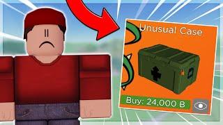 Spending $400,000 On UNUSUAL CRATES (Roblox Arsenal)