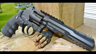 Пневматический пистолет Gletcher SW R8 копия Smith and Wesson