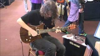 The amazing Ben Wilshire shredding at the Bristol guitar show.