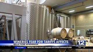 Wineries fear for effects of tariffs