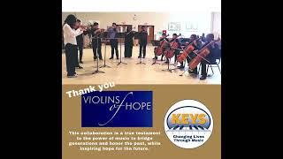 Violins of Hope visits KEYS Music program