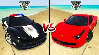 Police Ferrari vs Normal Ferrari in GTA 5 - which is best?