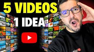 Cómo HACER 5 VIDEOS de YOUTUBE con 1 Misma IDEA | [GUIA DEFINITIVA]