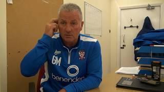 York City manager Gary Mills looks ahead to Grantham Town game.