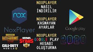 NOX PLAYER NASIL İNDİRİLİR / KASMAYAN NOX PLAYER AYARLARI / GOOGLE PLAY HESAP AÇMA (2020)