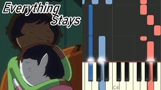 Everything Stays - Adventure Time [Piano Tutorial]