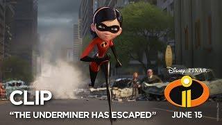 Incredibles 2 Clip - "The Underminer Has Escaped"