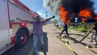 RAW VIDEO: New Orleans Fire Department battles 3-alarm Central City fire